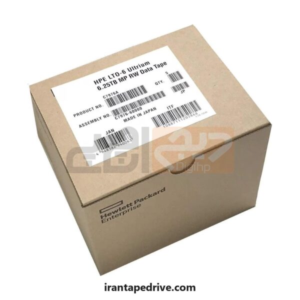 دیتا کارتریج LTO-6 (HPE 2.5TB/6.25TB C7976A)