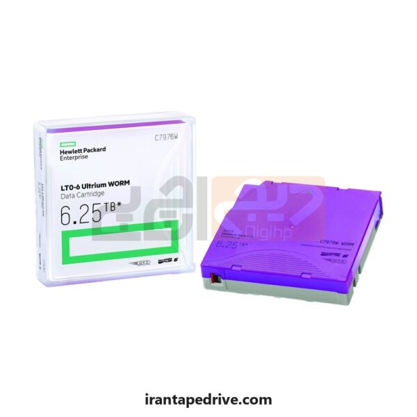 کارتریج WORM LTO-6 (دیتا HPE 2.5TB C7976W)
