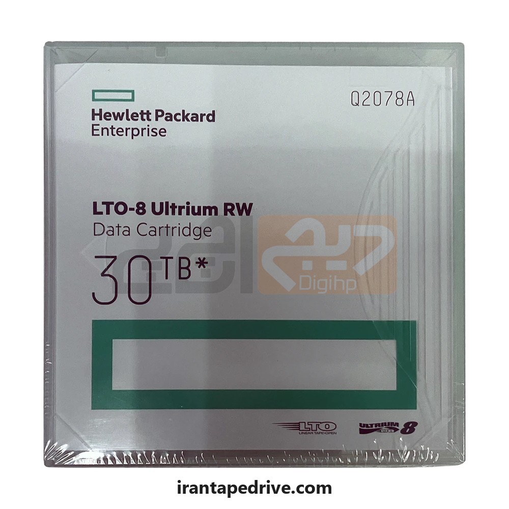 Q2078A دیتا کارتریج LTO-8 (HPE 12TB/30TB Q2078A)